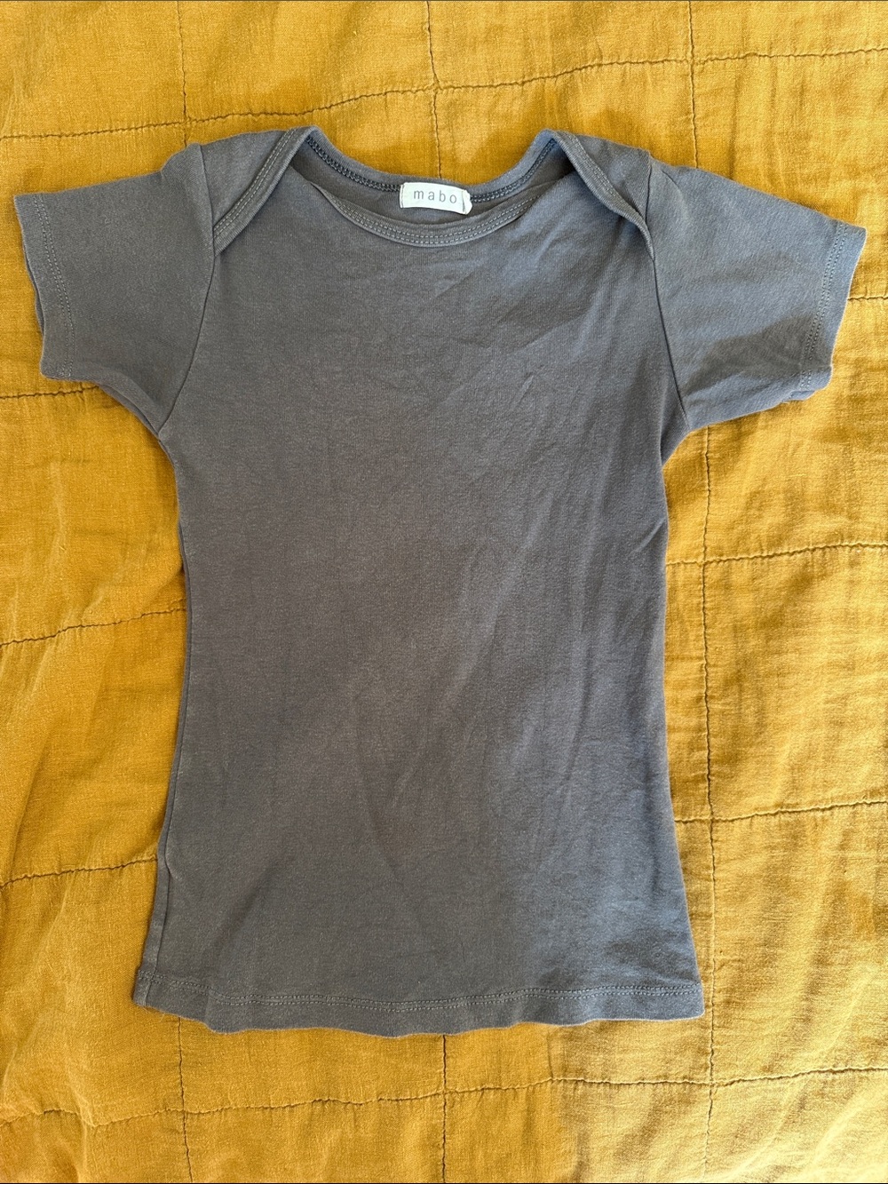 Mabo Kids Short Sleeve Tee in Charcoal